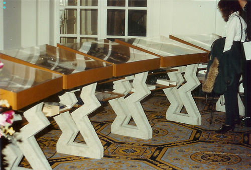 Betonvitrine